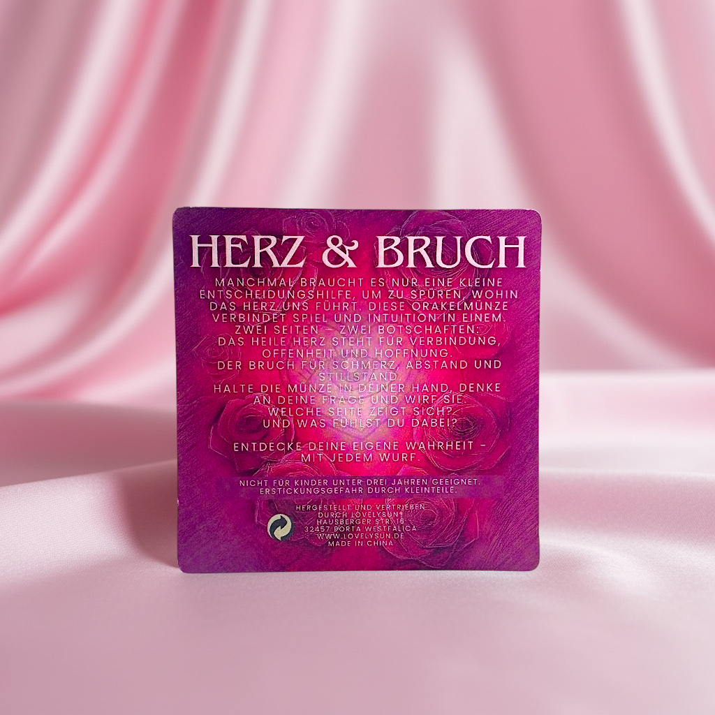 ORAKELMÜNZE "HERZ ODER BRUCH"
