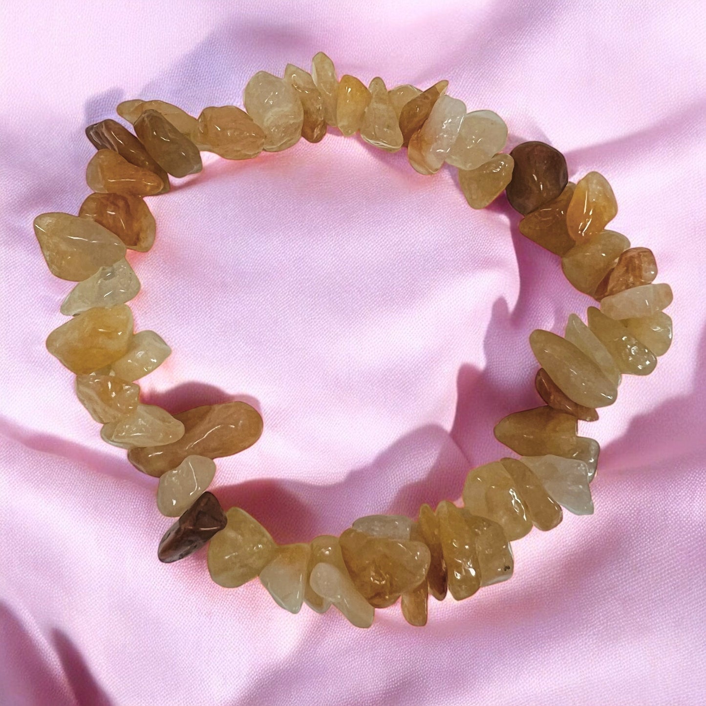 GELBER ACHAT KRISTALL ARMBAND