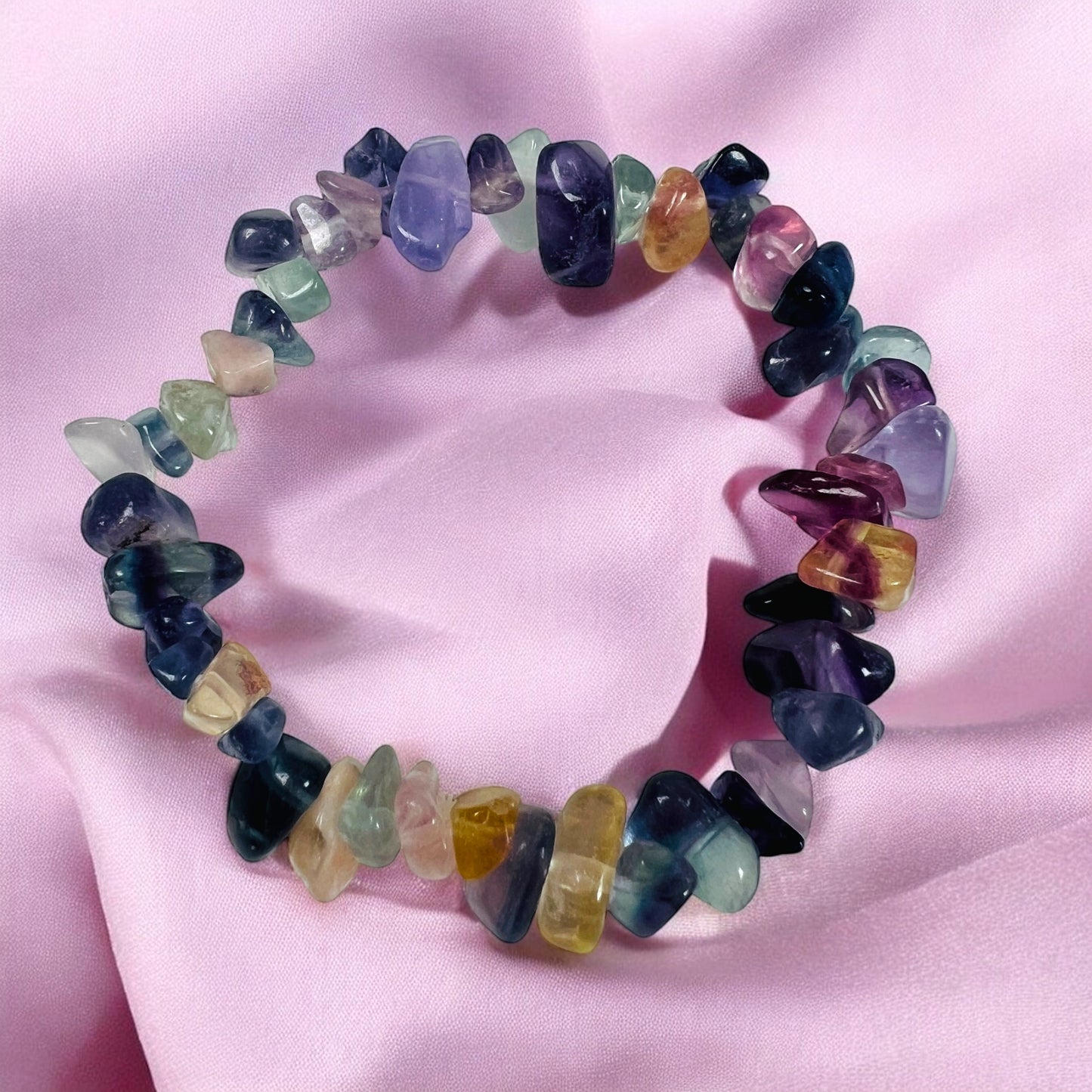 FLUORIT KRISTALL ARMBAND