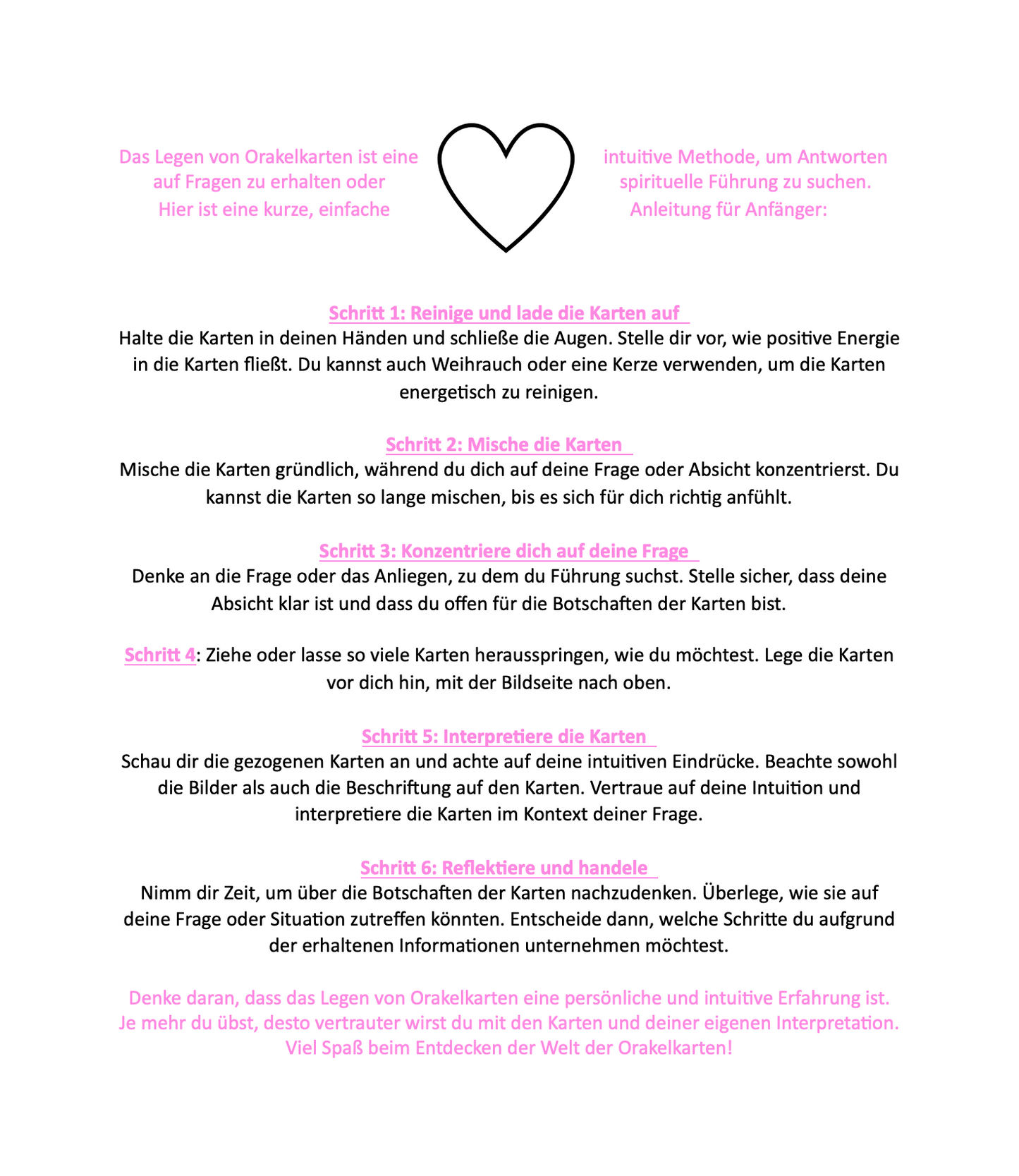 "VERBORGENE ANTWORTEN 1-3" KARTENDECK SET