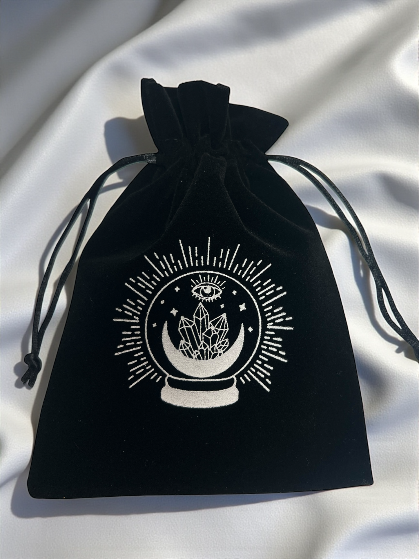 KARTENBEUTEL KRISTALLKUGEL SCHWARZ