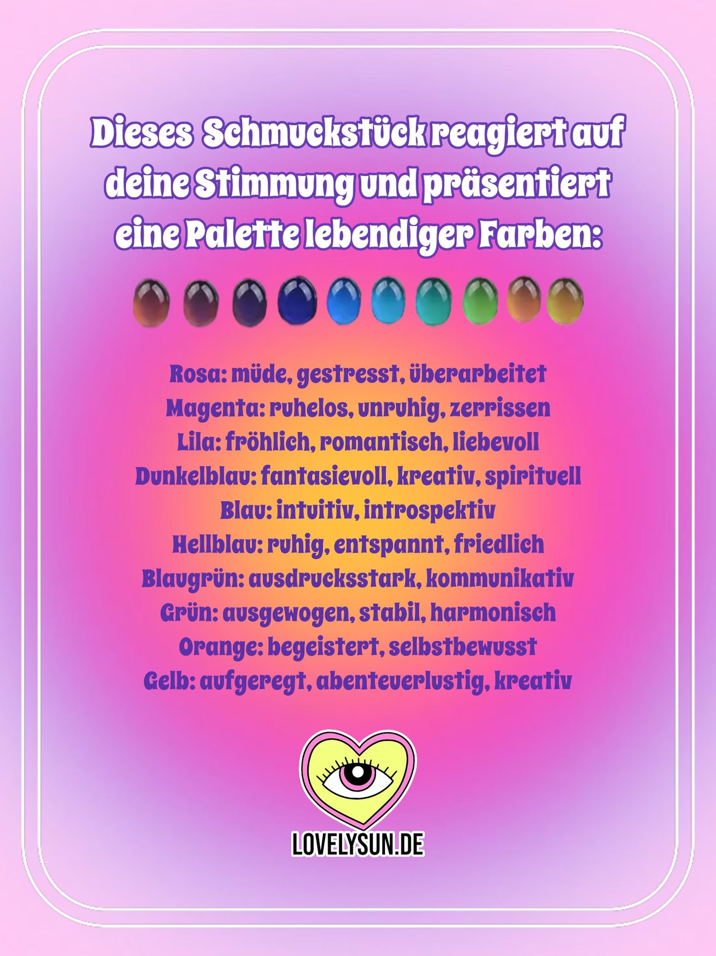 STIMMUNGSRING TROPFEN FARBWECHSEL