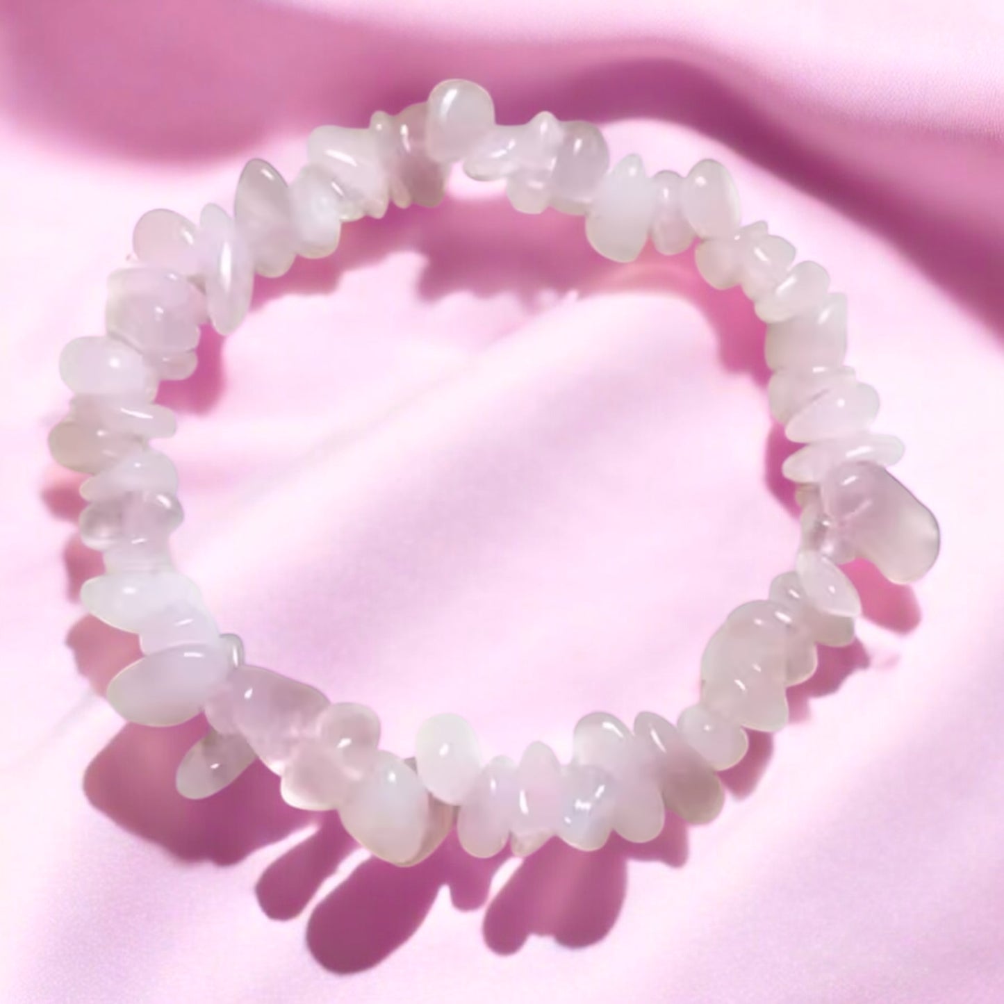ROSENQUARZ KRISTALL ARMBAND