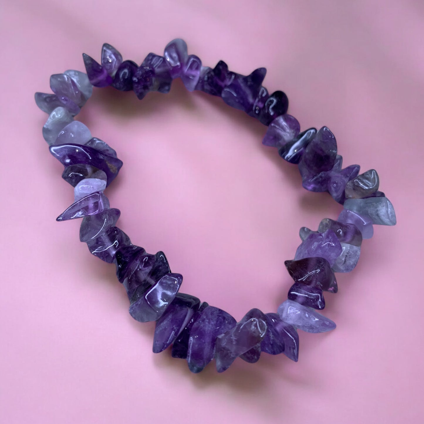 AMETHYST CRYSTAL BRACELET