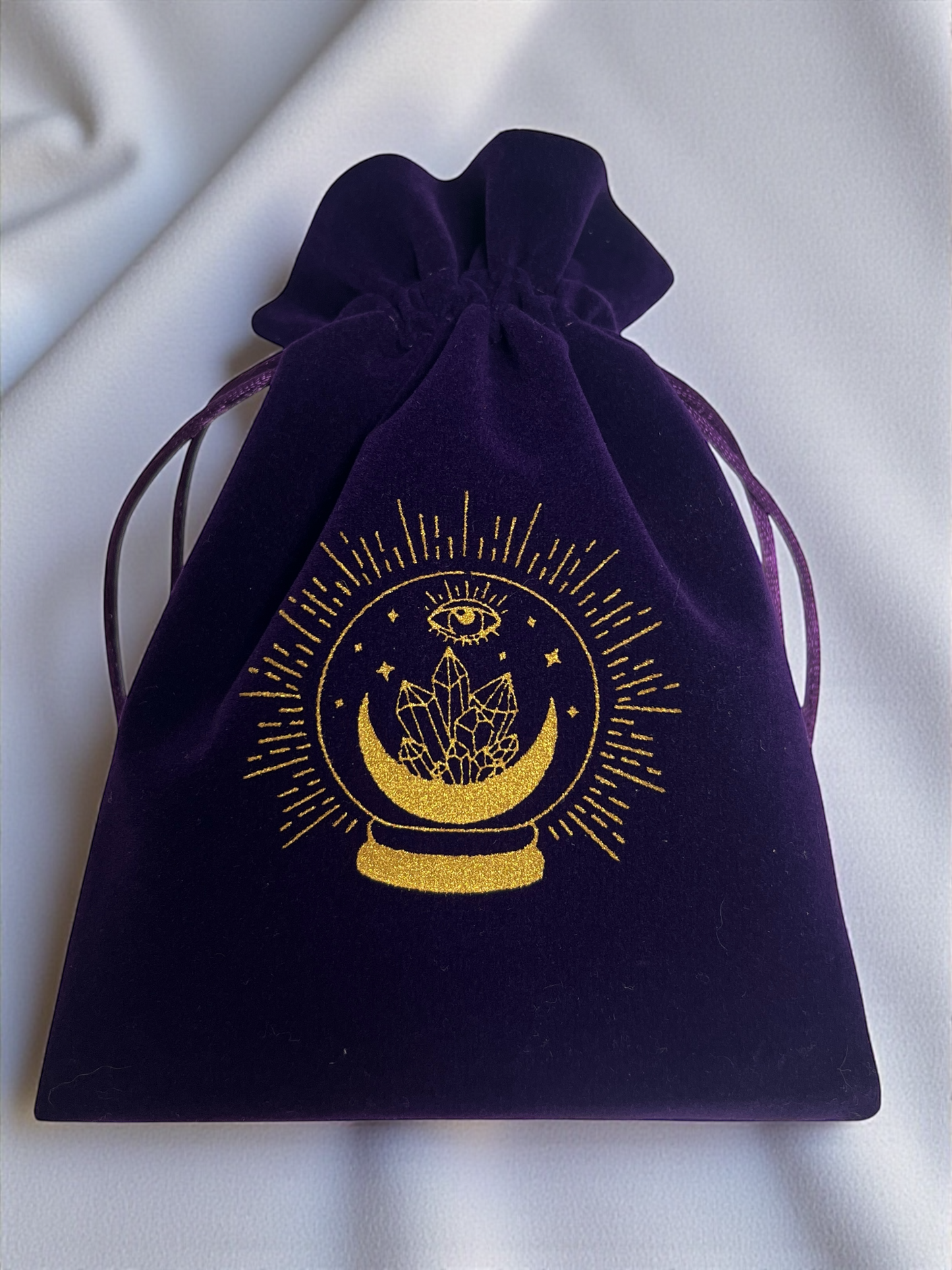 KARTENBEUTEL KRISTALLKUGEL LILA