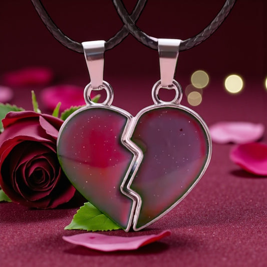 STIMMUNGSKETTEN HERZ HÄLFTEN FARBWECHSEL