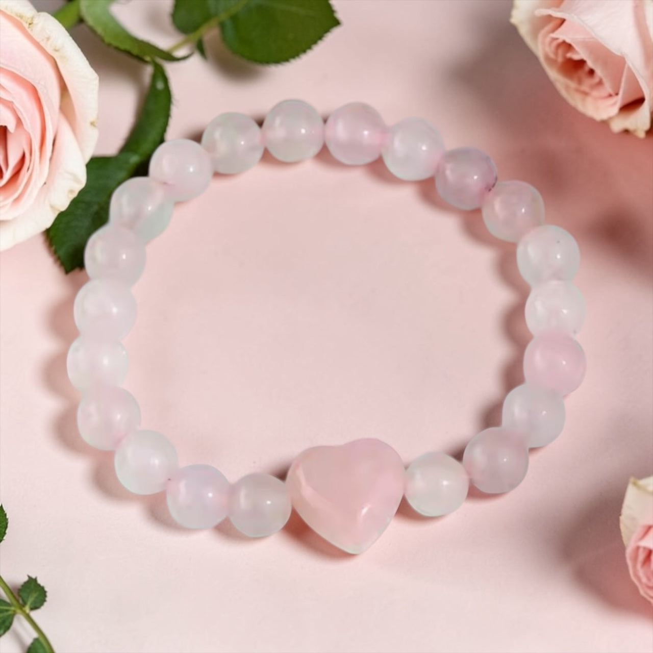 LOVE ROSENQUARZ ARMBAND