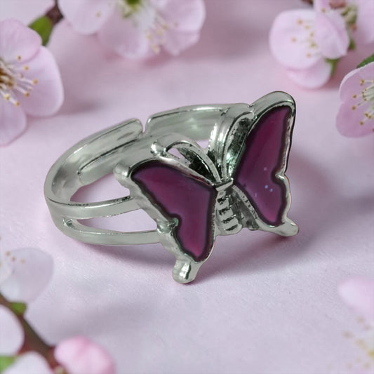 STIMMUNGSRING SCHMETTERLING FARBWECHSEL