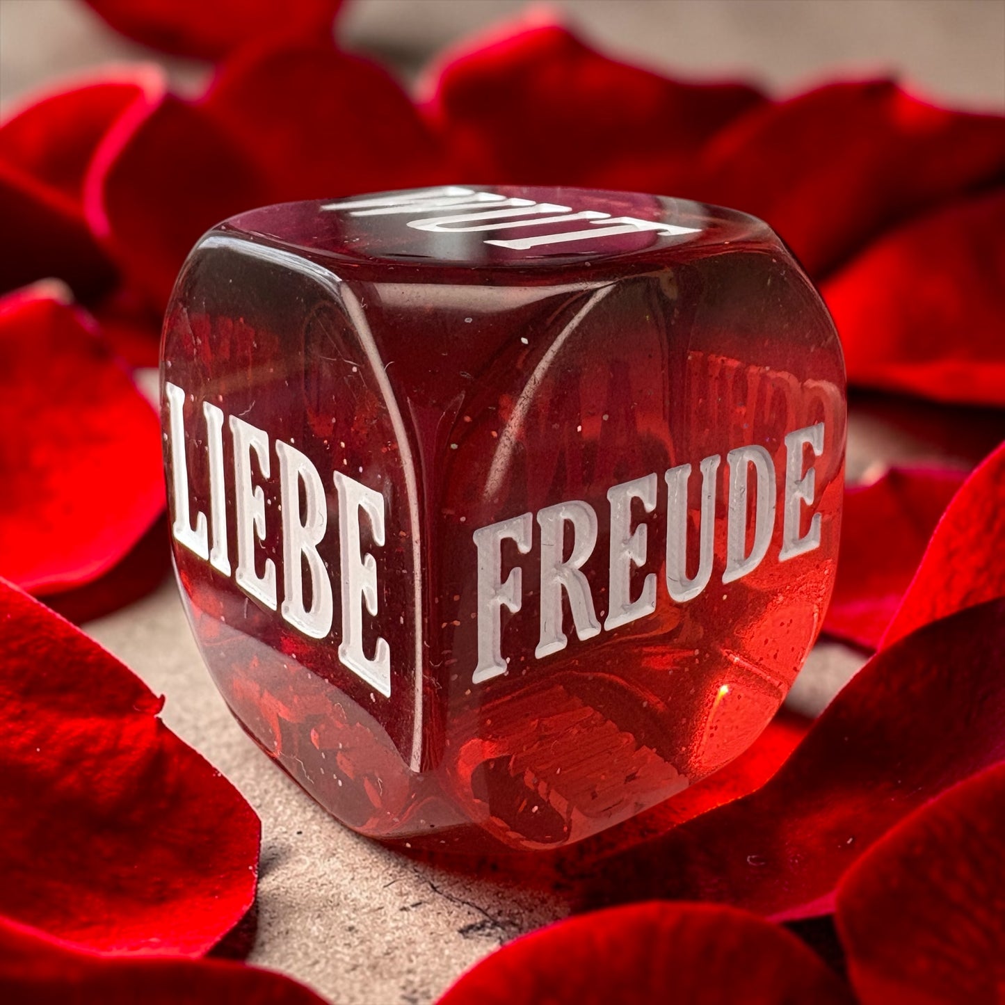 ORAKELWÜRFEL ROT "EINBLICKE"